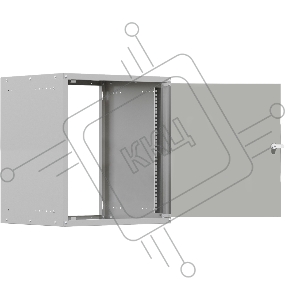 Шкаф коммутационный NTSS LIME (NTSS-WL9U5545GS) настенный 9U 550x450мм пер.дв.стекл несъемн.бок.пан. 30кг серый 110град.