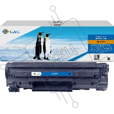 Картридж лазерный G&G GG-C725 черный (1600 стр.) для Canon imageCLASS MF3010 MFP/LBP-6000/6000B/6020/6020B/MF-3010, LJ P1102/1102w Pro M1130/1212