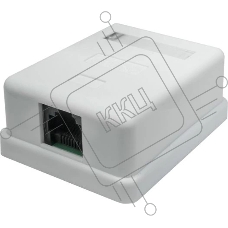 Розетка компьютерная 1-м 8P8C (RJ-45) UTP кат.5E SUPRLAN 10-0307