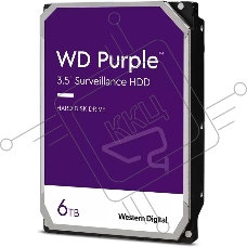 Жесткий диск 6TB WD Purple (WD63PURU) {Serial ATA III, 5400- rpm, 256Mb, 3.5