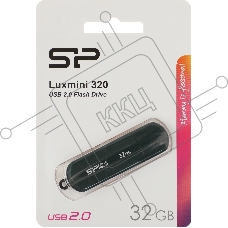 Флешка USB 32 Gb Silicon Power LuxMini 320, USB 2.0, Зеленый