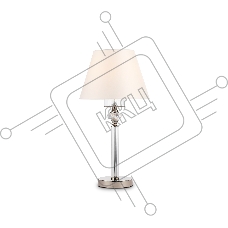 Светильник Ambrella light LH71007 BN/WH никель/белый E14 max 40W D260*505