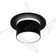 Светильник Ambrella light TN323 SBK черный песок GU5.3 D98*60