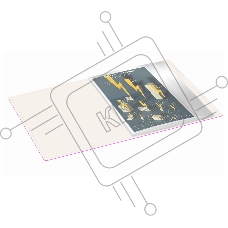 Папка с 20 прозрачными вкладками Бюрократ Double Neon DNE07V20PINK A4, пластик, 0.7мм, розовый