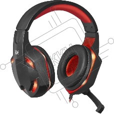 Гарнитура Defender WARHEAD G-370 черный/красный