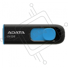 Флеш диск  ADATA Flash Drive 64Gb UV128 AUV128-64G-RBE {USB3.0, BLACK/BLUE}