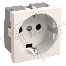 Розетка Iek (CKK-40D-RSZB2-K01-K) РКС-20-30-П-К Розетка с з/к 2к (на 2 модуля) ПРАЙМЕР белая