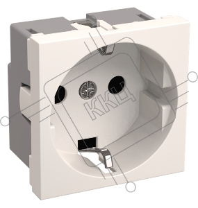 Розетка Iek (CKK-40D-RSZB2-K01-K) РКС-20-30-П-К Розетка с з/к 2к (на 2 модуля) ПРАЙМЕР белая