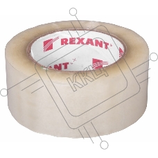 Скотч упаковочный REXANT 48 мм х 50 мкм, прозрачный, рулон 150 м