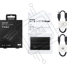 Твердотельный диск 2TB Samsung T7 Shield MU-PE2T0S/WW , V-NAND, USB 3.2 Gen 2 Type-C  [R/W - 1000/1050 MB/s]/EU