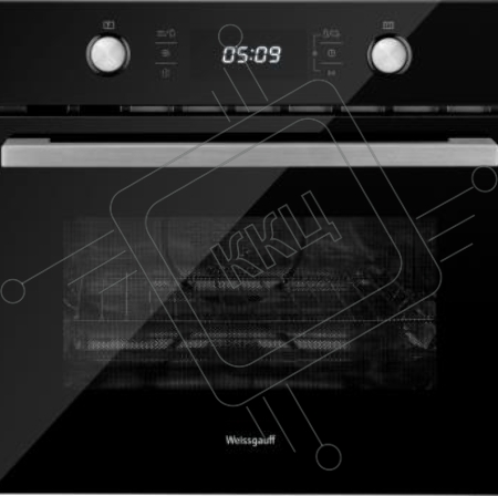 Духовой шкаф Электрический Weissgauff OE 449 PDB черный, встраиваемый