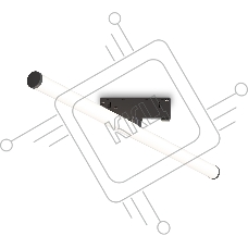 Трековый светильник GL2375 BK черный IP20 20W 3CCT 3000-6400K 48V 600*25*73