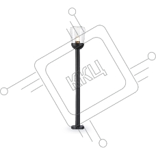 Светильник Ambrella light ST2092 BK/CL черный/прозрачный IP54 E27 max 40W D150*950