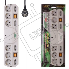 Сетевой фильтр Most TRG 5м (10 розеток) белый (коробка)