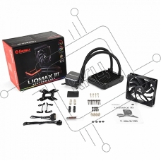 Жидкостная система охлаждения Enermax LIQMAX III HF черный, 120 мм, алюминий/медь, 2000 об/мин, 32 дБ, 4 pin, 300 Вт