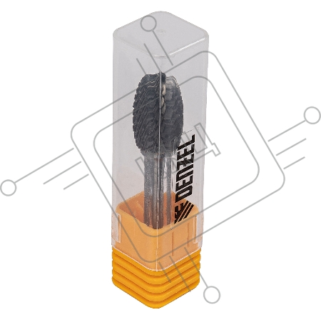 Борфреза по металлу твердосплавная, овальная, тип-E, 12 мм// Denzel
