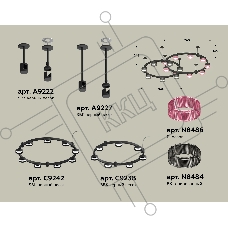 Светильник Ambrella light XR92221200/16 SBK/PI/BK черный песок/розовый/тонированный GX53