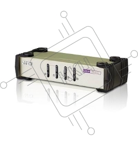 Переключатель ATEN CS84U(-AT) 4-портовый KVM-переключатель {1 user(HDB15(SVGA Female)+KBD(PS/2)+MOUSE(PS/2), KVM-порты: SPHD18(Female). В комплекте: кабели KVM (2L-5201P)-4шт. Не требует внешнего питания}