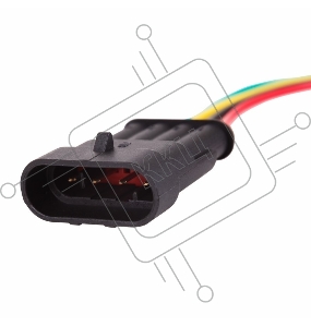 DJ7031-1.5-11 автомобильный разъем штекер с проводом 20 см (3-контактный)