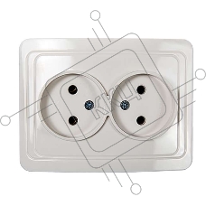 Розетка 2-м CLASSICO 2102 бел. ASD / IN HOME 4680005959914
