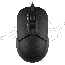 Мышь проводная A4Tech Fstyler FM12S черный, 1200 dpi, USB, кнопки - 3