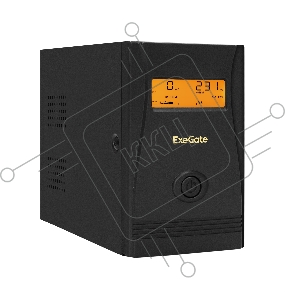 ИБП ExeGate EX292775RUS Power Smart ULB-800.LCD.AVR.4C13 <800VA/480W, LCD, AVR, 4*C13, металлический корпус, Black>