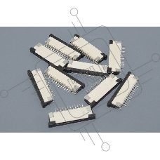 Разъем FPC Half Coverage Bottom Contact 1.0K-BX-12PWB 12 pin высота 2мм шаг 1мм 10 шт