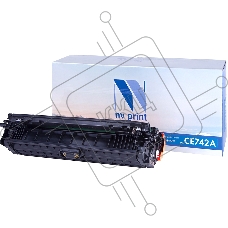 Картридж лазерный NV Print совместимый HP CE742A Yellow для LJ Color CP5220 (7300k)