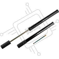 Насос ручной HPS-295-3 Stels пластиковый чёрный (41 см) Насос ручной велосипедный HPS-295-3, диаметр 30мм, длина 410 мм, с логотипом 