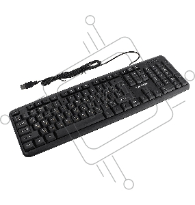 Клавиатура ExeGate EX293971RUS LY-331S (USB, полноразмерная, влагозащищенная, 104кл., Enter большой, длина кабеля 1,7м, черная, RTL)