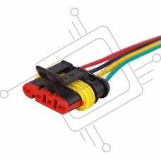 DJ7031-1.5-21 автомобильный разъем гнездо с проводом 20 см  (3-контактный)