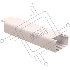 Кабель-канал Iek (CKK40-080-040-1-K01) 80х40 Праймер