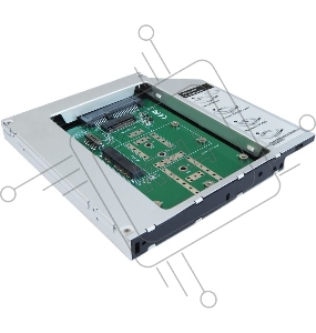 Сменный бокс для HDD/SSD AgeStar SMNF2S SATA металл серебристый 2.5