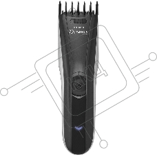 Машинка для стрижки Polaris PHC 0512RC черный/серебристый (насадок в компл:2шт)