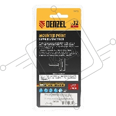 Шарошка абразивная, диск, 32 x 12 мм, для дрели,  хвостовик d6 мм, 63С Denzel