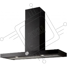 Вытяжка JET AIR TOUCH BL/A/90-PRF0099978A Декоративный дизайн, Т-образная, 90 см, 3-позиционное ротационное управление, 1200 куб. м. , черная