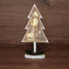 Деревянная фигурка с подсветкой 