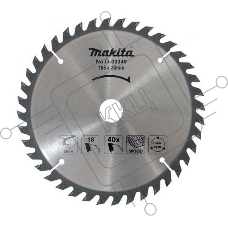 Диск пильный Оснастка Makita D-45923 Standard,ф185х30\16\20х2мм,40зуб,д\дерева