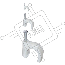 Скоба креп. круглая R8 (уп.100шт) ИЭК USK11-08-100
