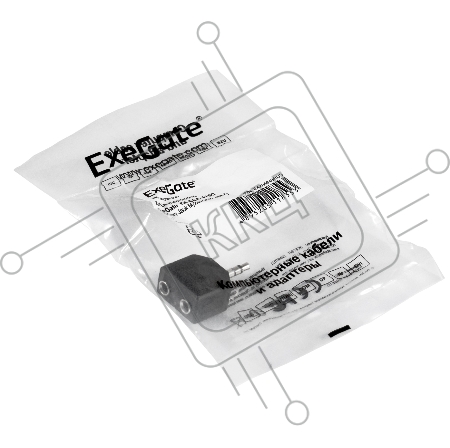 Кабель-разветвитель Exegate EX284948RUS  ExeGate EX-CCA-415C (3.5mm Jack M/2x3.5mm Jack F)