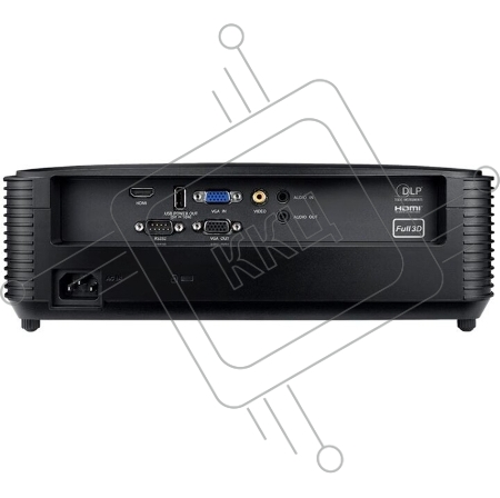 Проектор Optoma X400LVe (DLP, XGA 1024x768, 4000Lm, 25000:1, HDMI, 1x10W speaker, 3D Ready, lamp 15000hrs, Black,3.05kg)