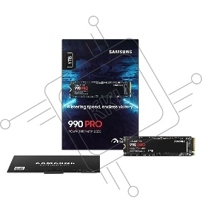 Накопитель SSD 1TB Samsung 990 PRO, M.2, PCI-E 4.0 x4, TLC 3D NAND [R/W - 7450/6900 MB/s] /EU