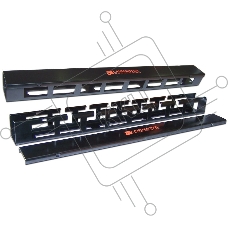 Органайзер LANMASTER (LAN-ORG/CV-1U) кабельный 19