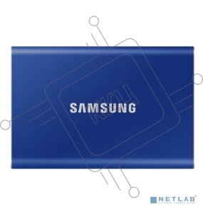 Твердотельный накопитель Samsung External SSD T7, 500GB, USB Type-C, R/W 1000/1050MB/s, Blue