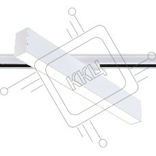 Трековый однофазный светильник Ambrella light GL6772 WH белый LED 24W 4200K 600*22*48