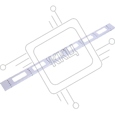 Вертикальный кабельный органайзер ЦМО для стойки внешний с окнами, ширина 95мм 33U (ВКО-СТК-33)