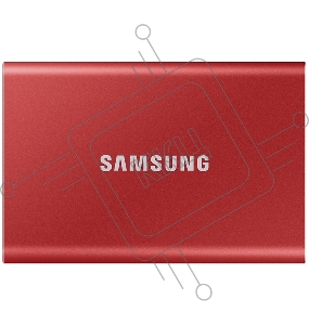 Твердотельный накопитель Samsung SSD 2TB T7 Touch, USB Type-C, R/W 1000/1050MB/s, Red