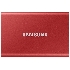 Твердотельный накопитель Samsung SSD 2TB T7, USB Type-C, R/W 1000/1050MB/s, красный