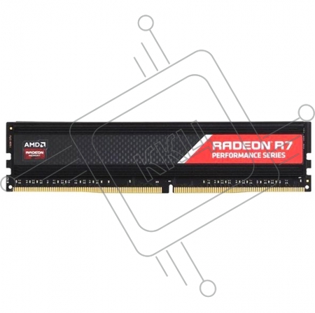 Память AMD 4GB DDR4 2666 DIMM (R744G2606U1S) Entertainment Series, Heat Shield, Black, Retail