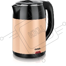 Чайник электрический BBK EK1709P черный/бежевый